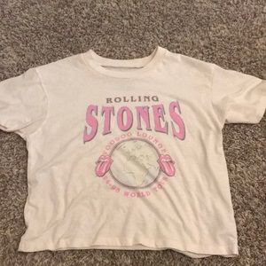 Rolling Stones crop top
